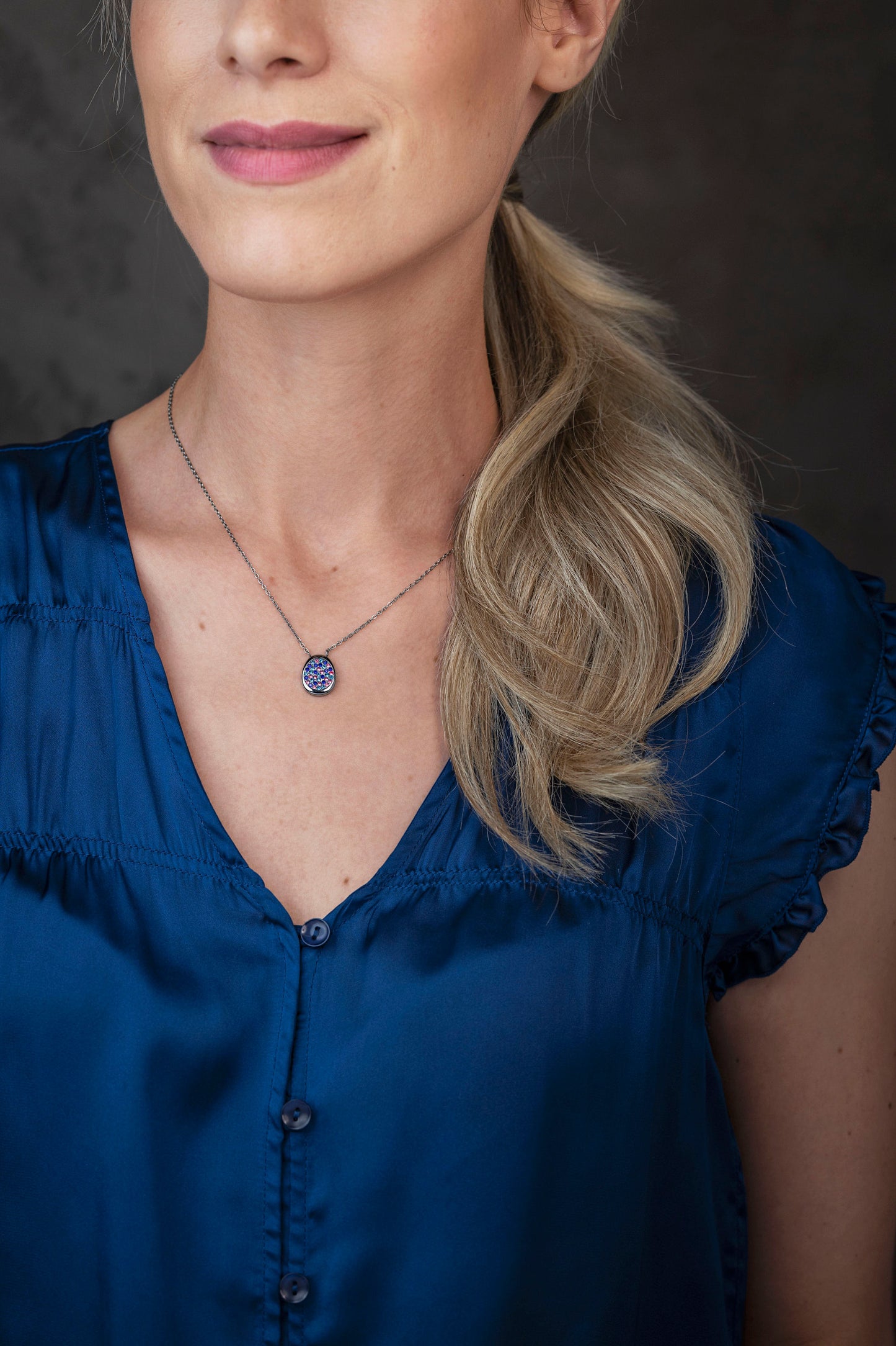 CM Kette "Colora" Edelstahl