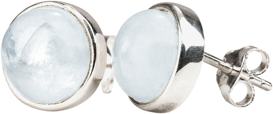 CM Ohrstecker "Mondstein" 925 Silber