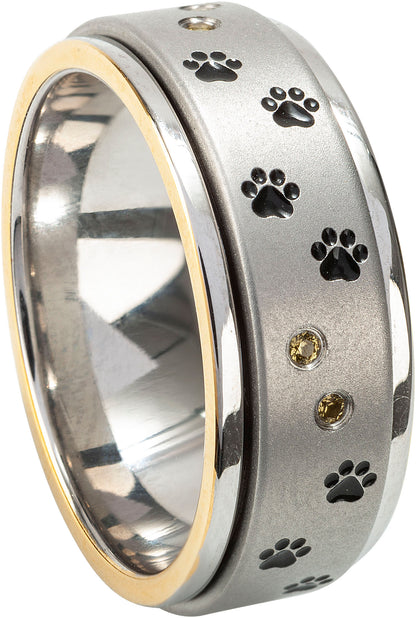 CM Anti-Stress-Ring "Tatze" (Größe: 20)