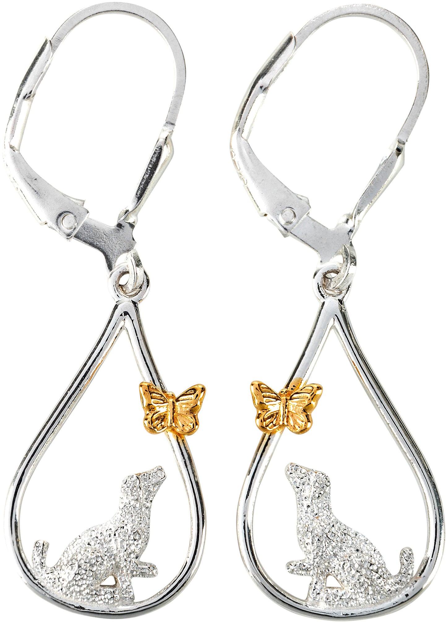 CM Ohrhänger "Fellnase" 925 Silber