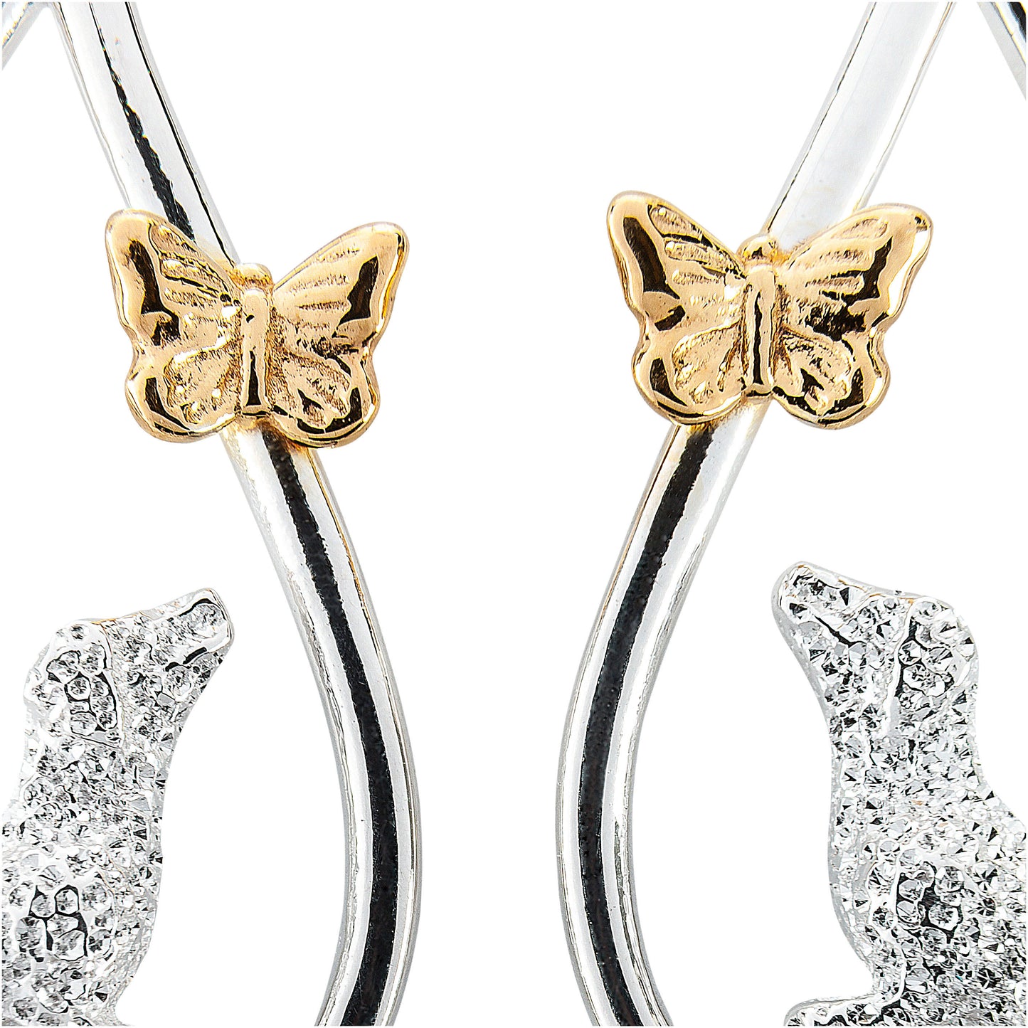 CM Ohrhänger "Fellnase" 925 Silber