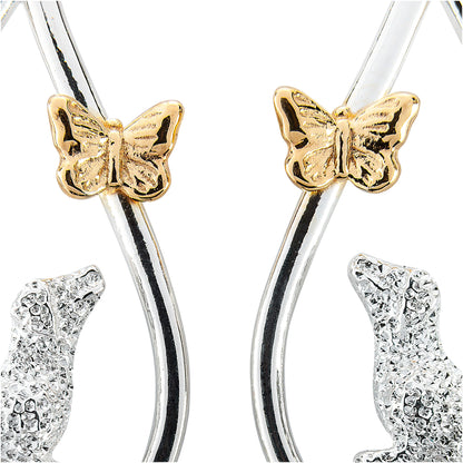 CM Ohrhänger "Fellnase" 925 Silber