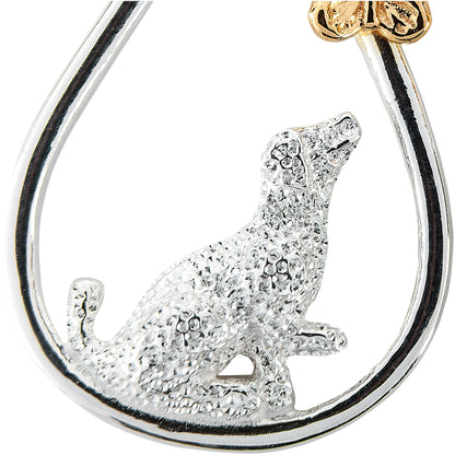 CM Ohrhänger "Fellnase" 925 Silber