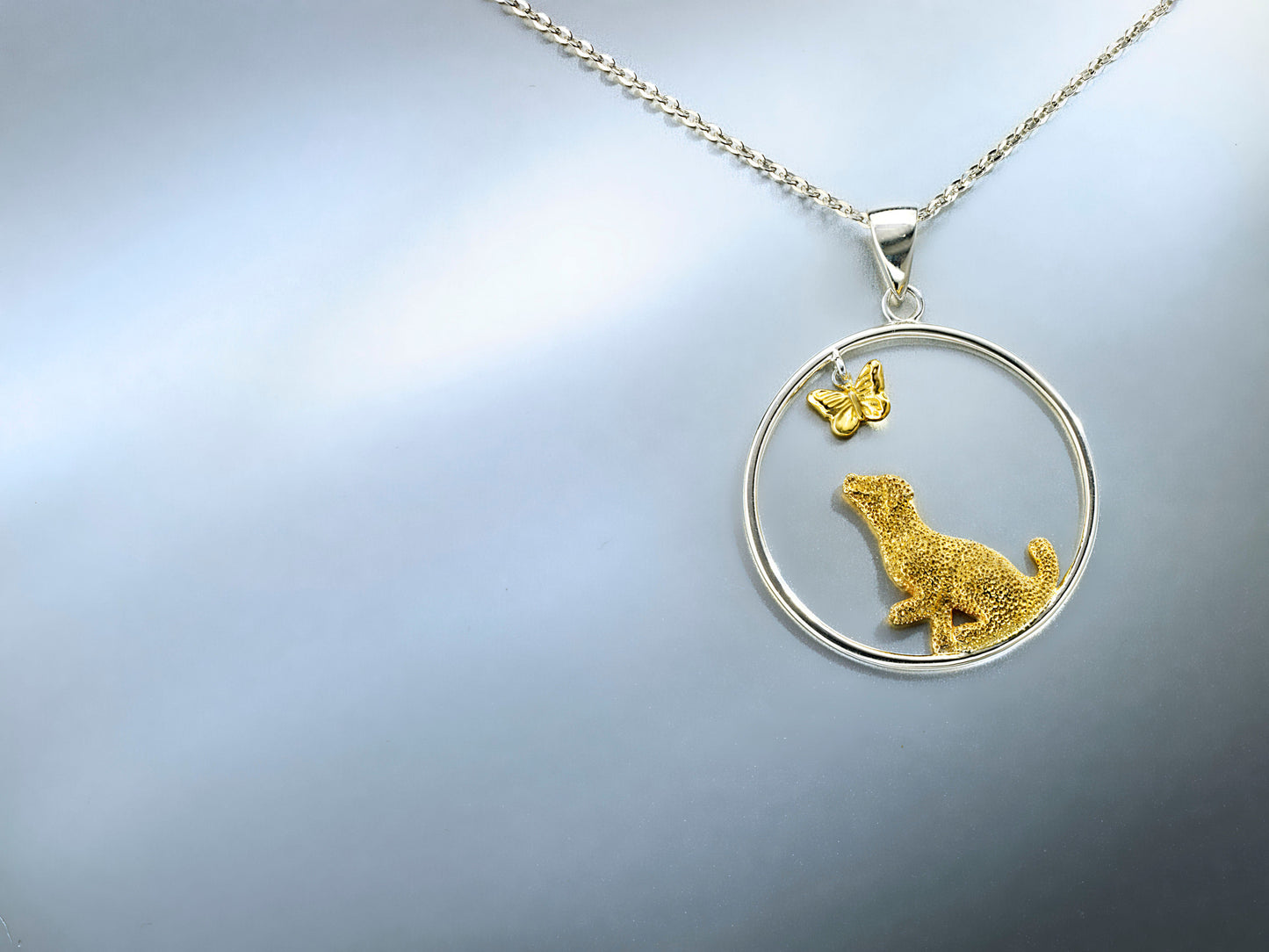 CM Kettenanhänger "Fellnase" 925 Silber