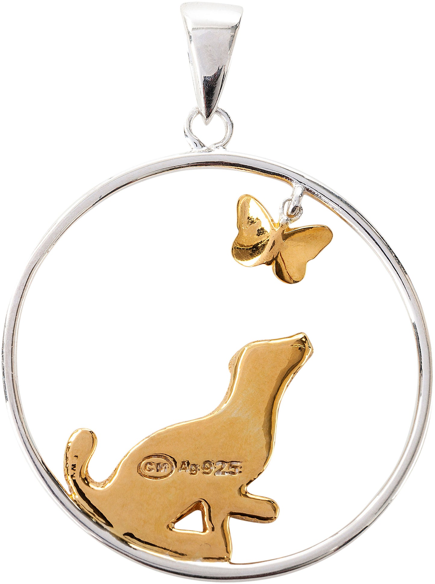 CM Kettenanhänger "Fellnase" 925 Silber