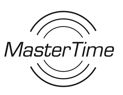 MasterTime Funk-Armbanduhr Bahnhof Herren, Leder