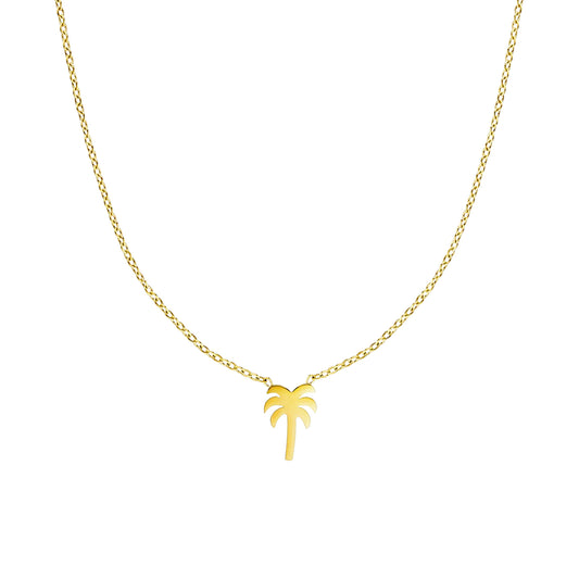 Paul Valentine Halskette "Palm Tree Necklace" (Farbe: gold)