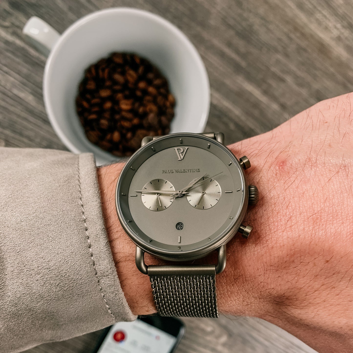 Paul Valentine Herren Armbanduhr Deserta