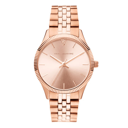 Paul Valentine Damen Armbanduhr Iconia Rose Gold