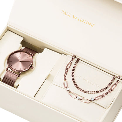 Paul Valentine Geschenkbox Damen Armbanduhr & Bracelets