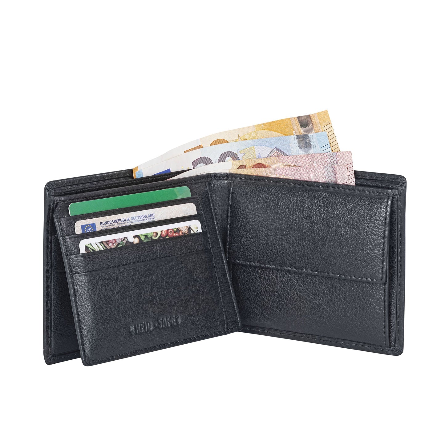 Chiemsee Geldbörse "Steven" Leder Herren (Farbe: schwarz)