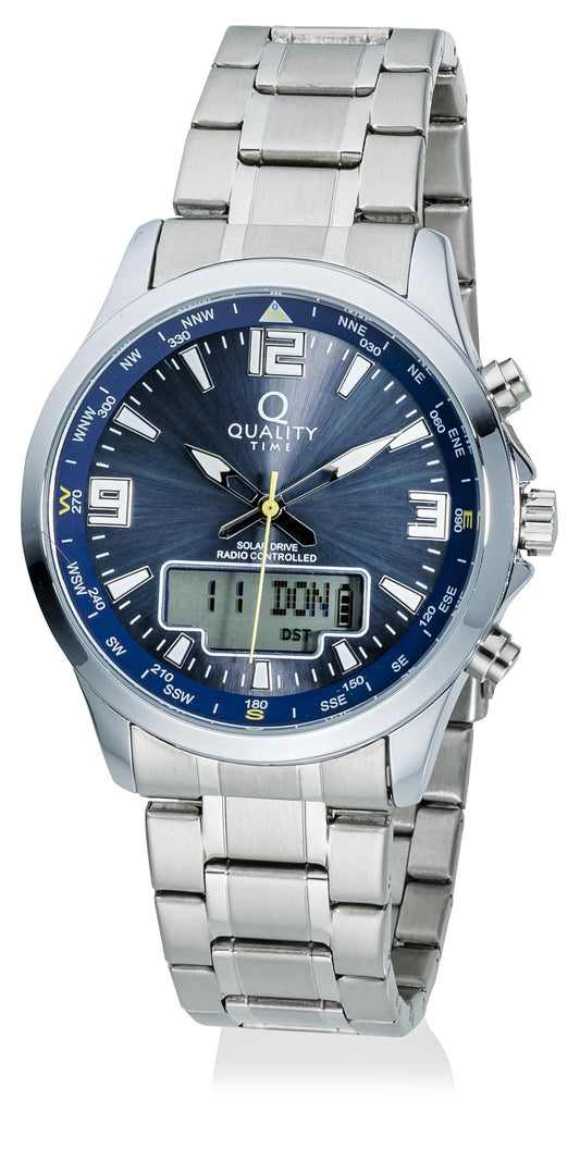 QT Herren Funk Solar World Timer "Melbourne"