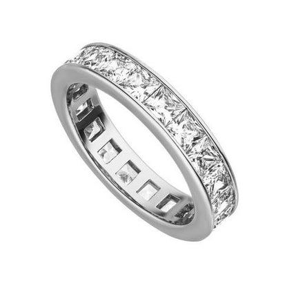 Paul Valentine Ring "Brilliant Square Ring" Messing (Farbe: silber, Größe: 60)