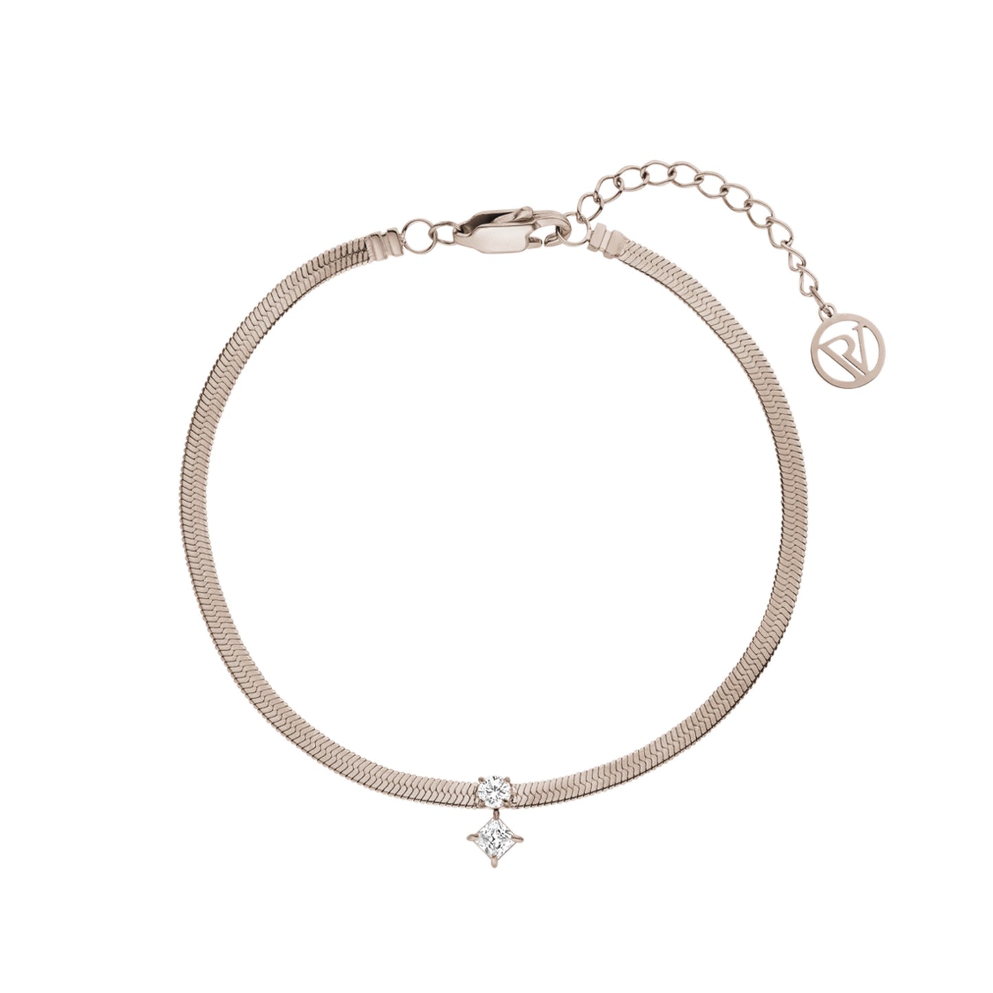 Paul Valentine Armband "Dream Sleek" Edelstahl (Farbe: champagne)