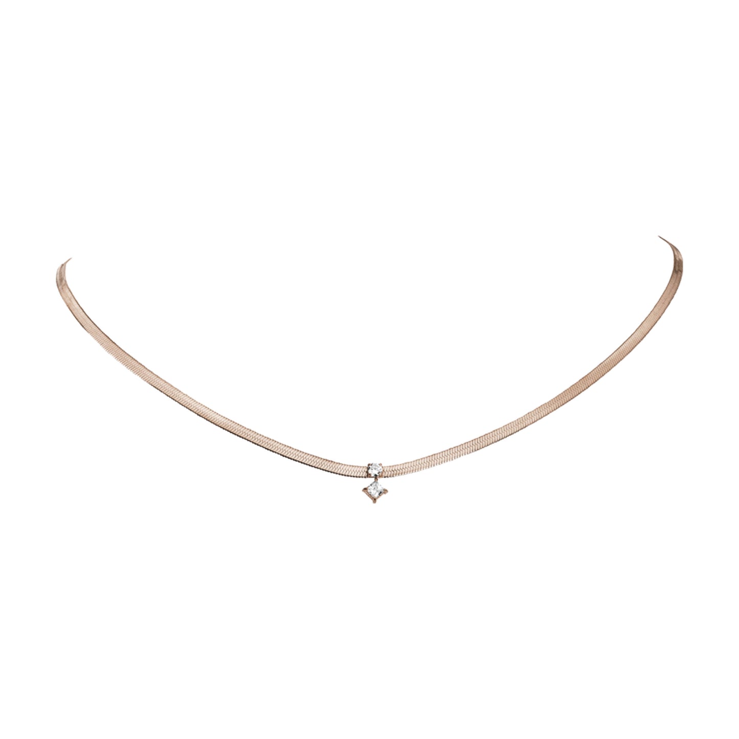 Paul Valentine Halskette "Dream Sleek Necklace" (Farbe: champagner)