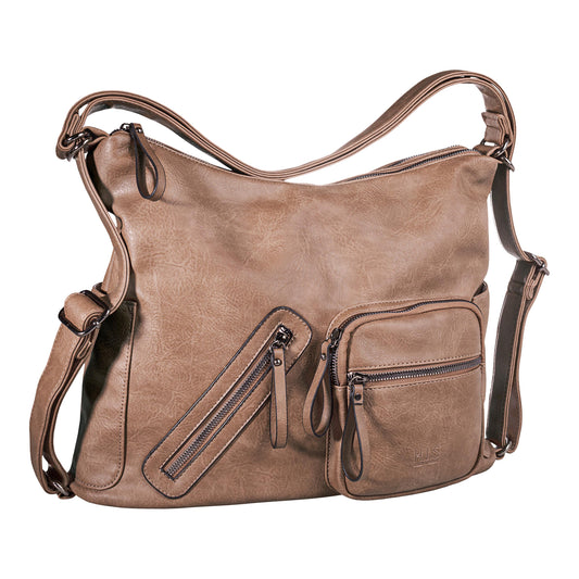 HIS Damentasche "Hybrid" (Farbe: beige)