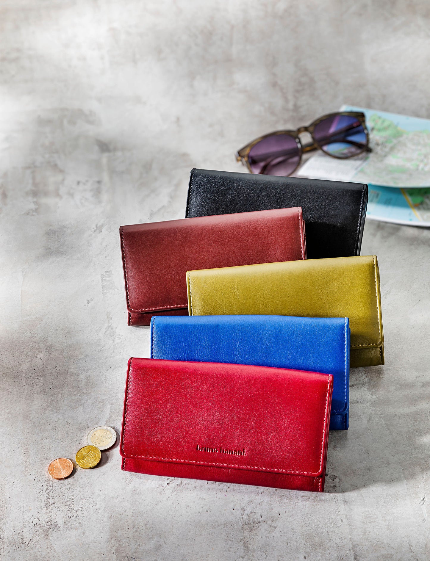 Bruno Banani Geldbörse "Elegance" Echtleder (Farbe: schwarz)