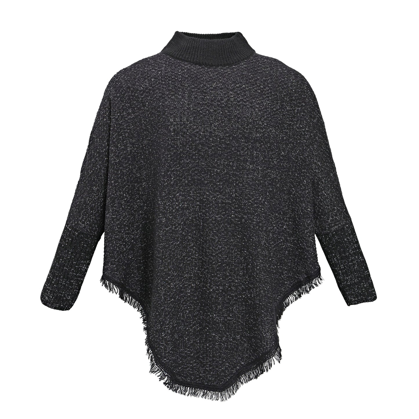 Poncho "Lena" (Farbe: schwarz)