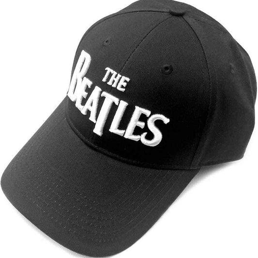 Beatles Baseball Cap "White Drop T Logo", Farbe: schwarz (Fanartikel)