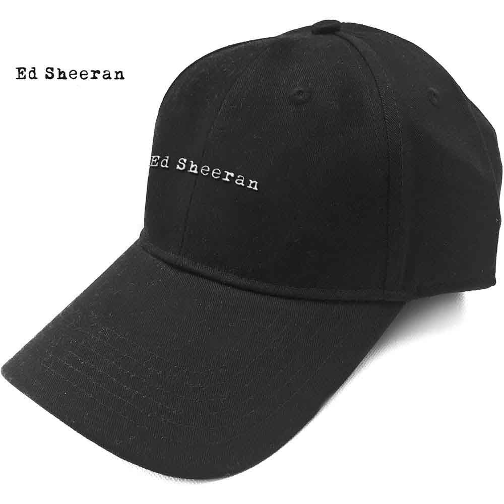 EdSheeran Baseball Cap, "Type Logo", Farbe: schwarz  (Fanartikel)