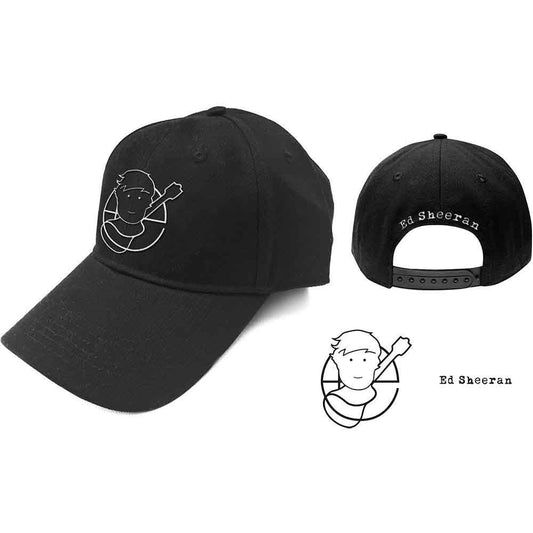 EdSheeran Baseball Cap, "Pictogram", Farbe: schwarz  (Fanartikel)