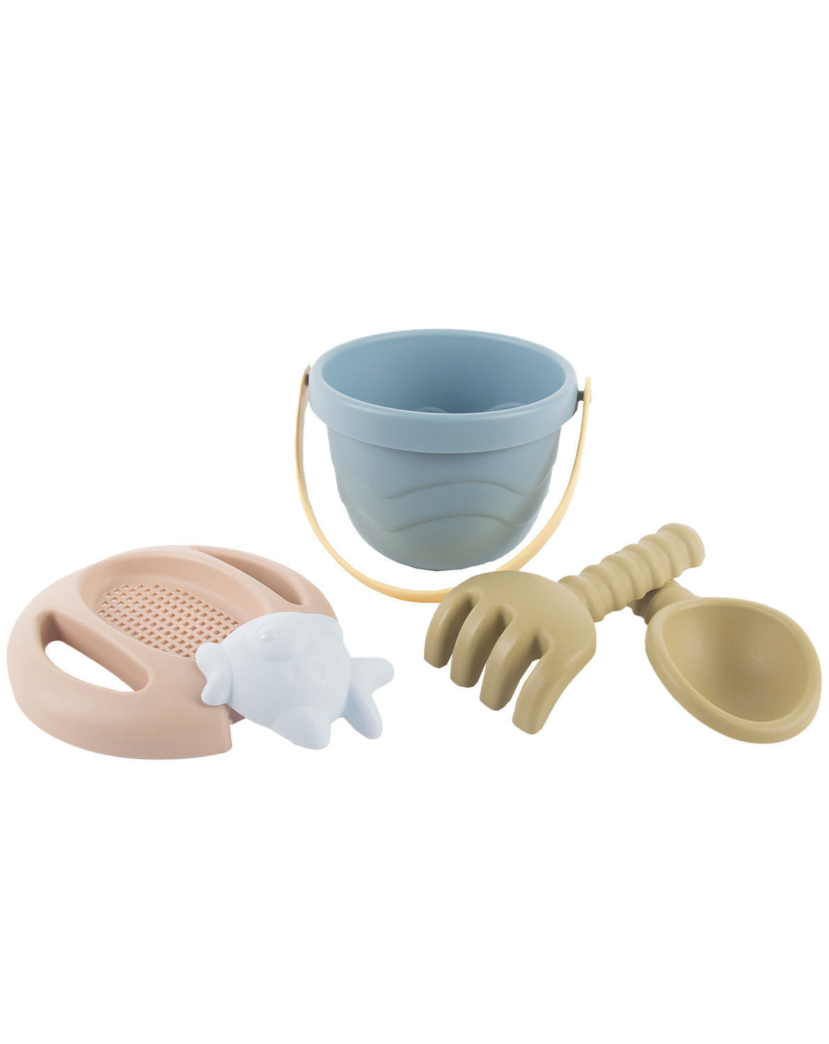 Sandspielzeug-Set TINY BIO FISH 5-teilig in bunt