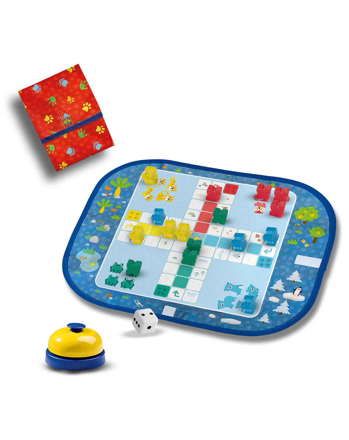 Reisespiel-Sammlung WRAP&GO - LUDO-QUARTETT