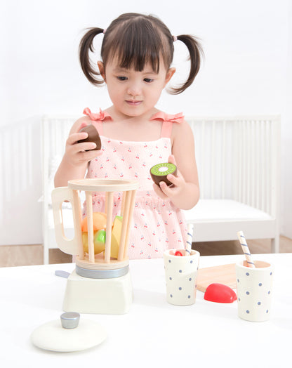 Holz-Spielzeug SMOOTHIE MIXER 12-teilig in bunt