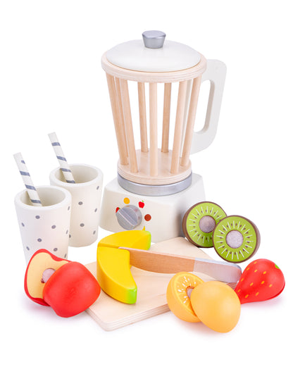 Holz-Spielzeug SMOOTHIE MIXER 12-teilig in bunt