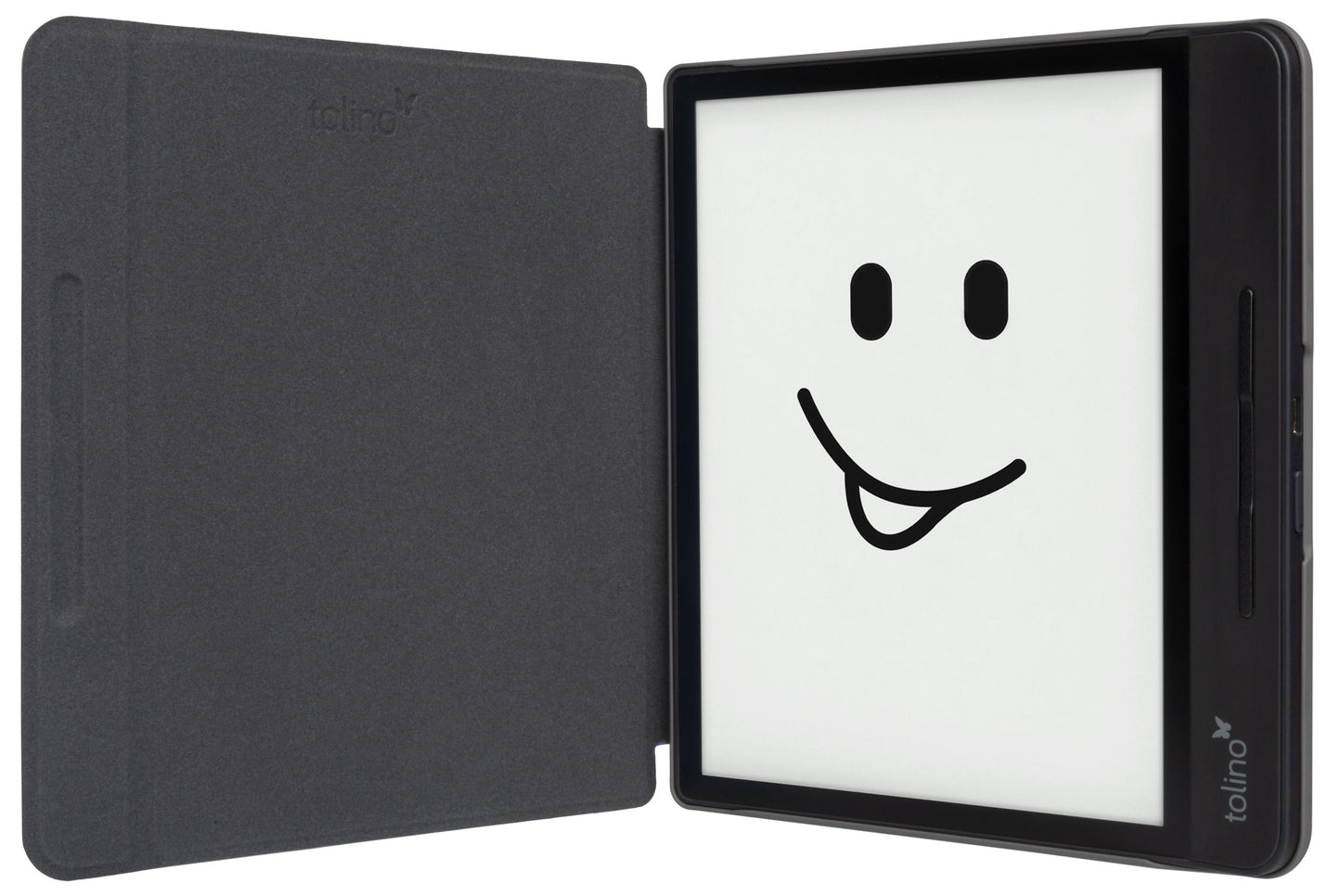 tolino epos 2, Schutztasche in Lederoptik (Farbe:schwarz/Streifen)