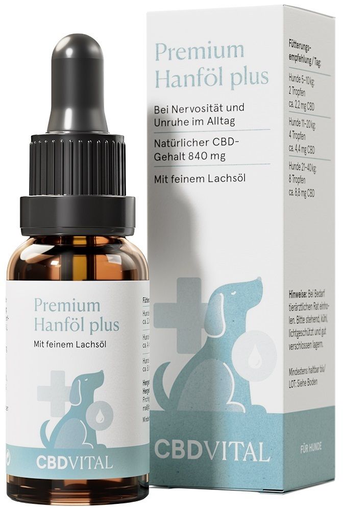CBD Hanföl für Hunde von CBD VITAL (Inhalt: 20ml)