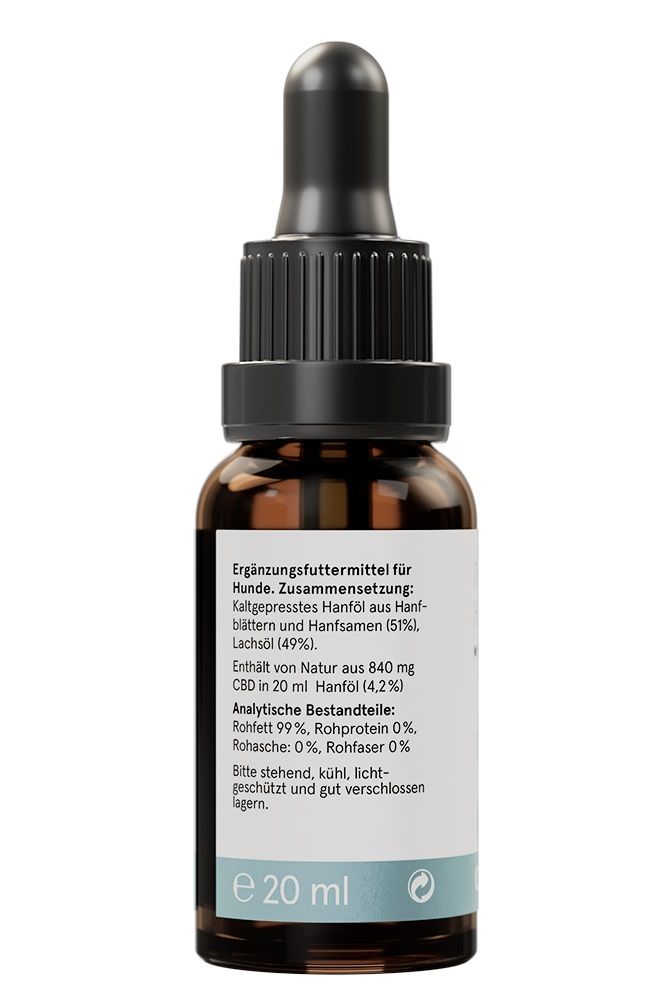 CBD Hanföl für Hunde von CBD VITAL (Inhalt: 20ml)