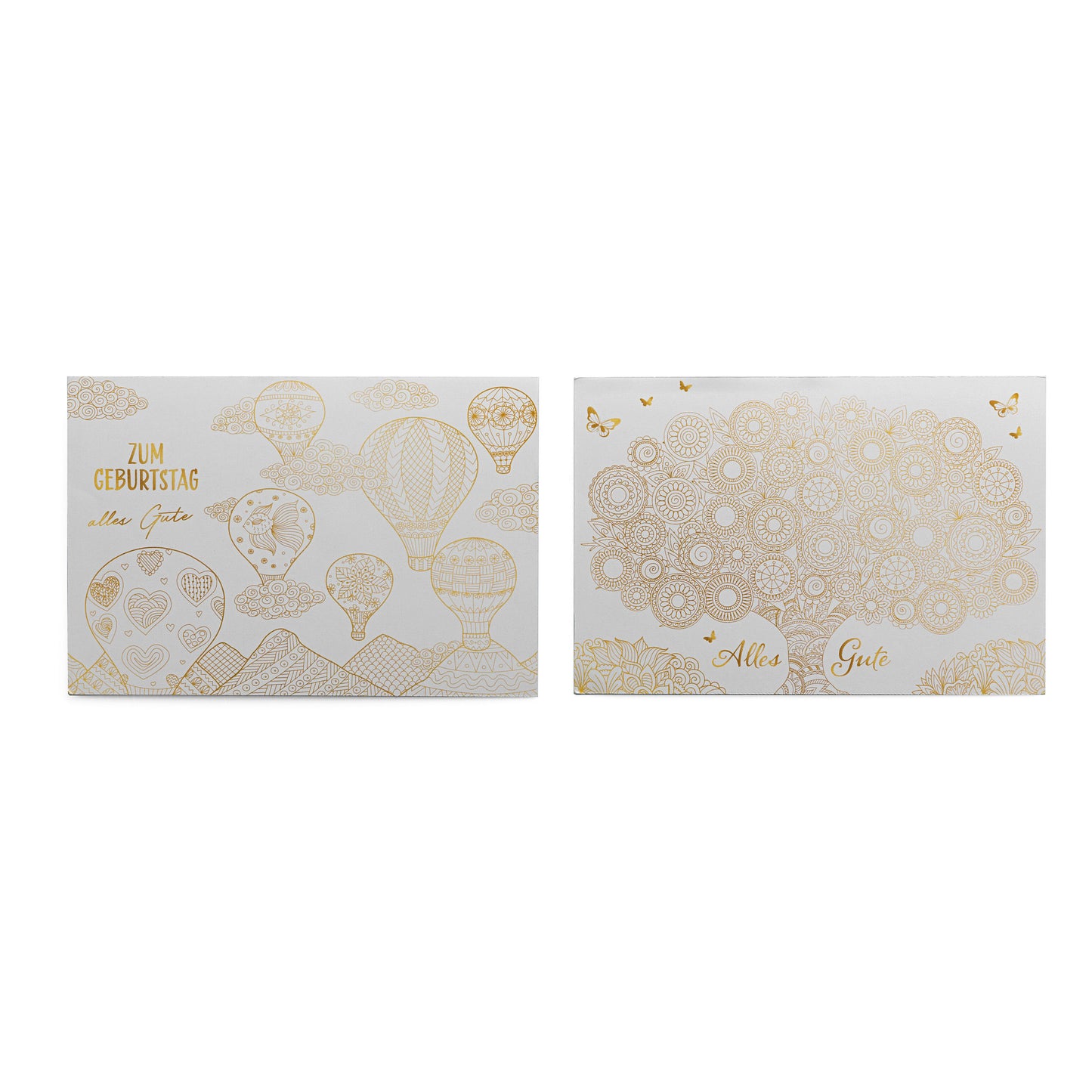 Ausmalkarten "Gute Wünsche" 20-teilig