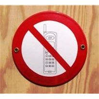 Schild 'Handy Symbol'