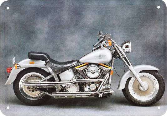 Schild 'Harley silber'