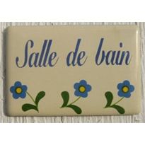 Schild 'Salle de bains, Türschild'