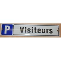 Schild 'P Visiteurs'