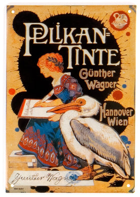 Schild 'Pelikan Tinte'