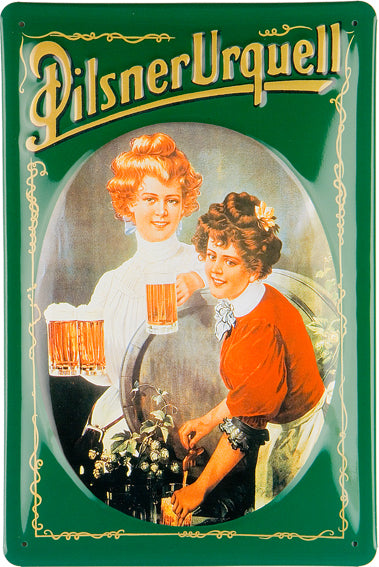 Schild 'Pilsner Urquell'