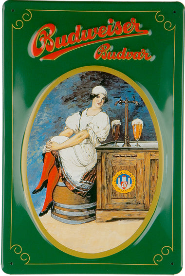 Schild 'Budweiser'