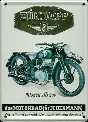 Schild 'Zündapp'