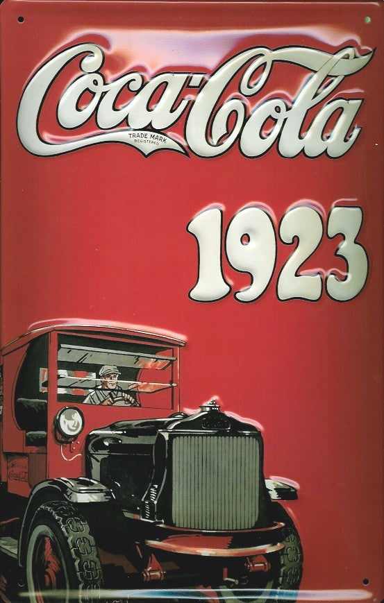 Schild '1923 - LKW Coca Cola'