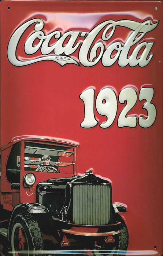 Schild '1923 - LKW Coca Cola'