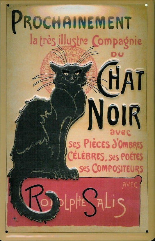 Schild 'Chat Noir'