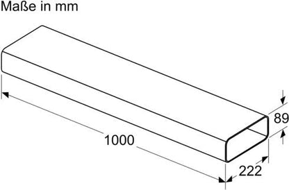 Neff Z861SM2 Flachkanalstück gerade 1000mm