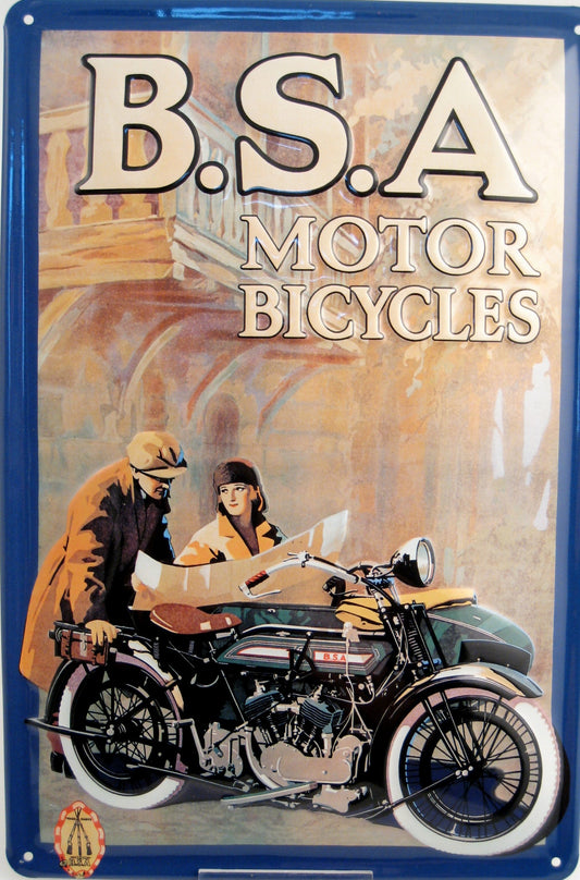 Schild 'BSA'