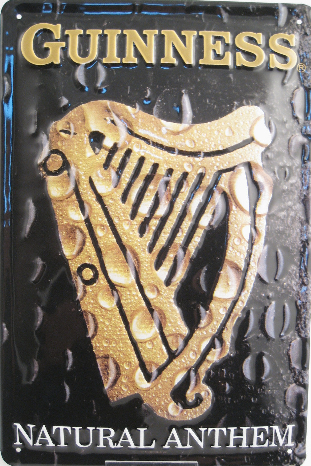 Schild 'Guinness Natural Anthem'