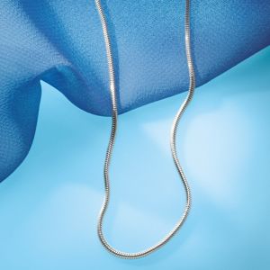 Schlangenkette 925 Silber, Länge 45 cm