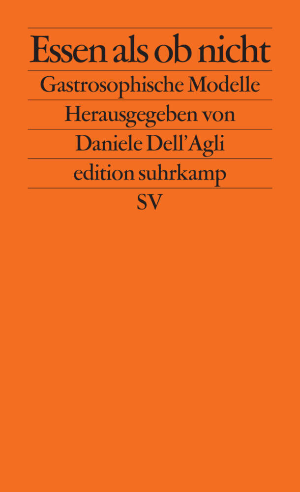 Essen als ob nicht (Daniele Dell'Agli)