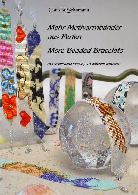 Mehr Motivarmbänder aus Perlen /More beaded Bracelets (Claudia Schumann)